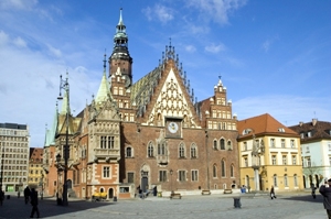 Sehenswrdigkeit und Treffpunkt in Breslau - Rathaus