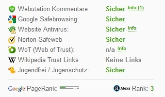 Webutation - gute Bewertung von Polishharmony.de