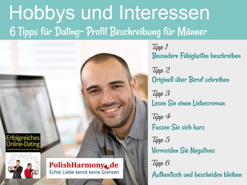 Hobbys und Interessen im Dating-Profile kreativ beschreiben