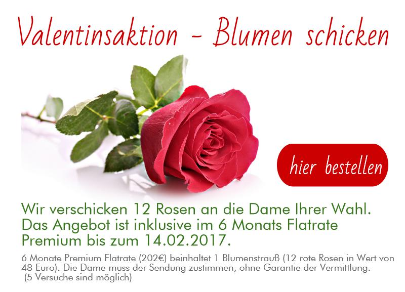 Valentinsaktion - Blumen schicken an polnische Frau